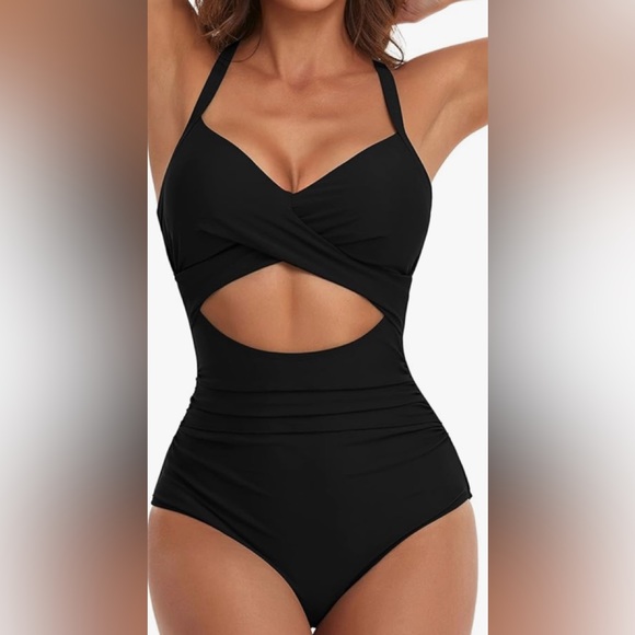 EOMENIE Other - 🆕 EOMENIE TUMMY CONTROL BLACK BATHING SUIT(L)